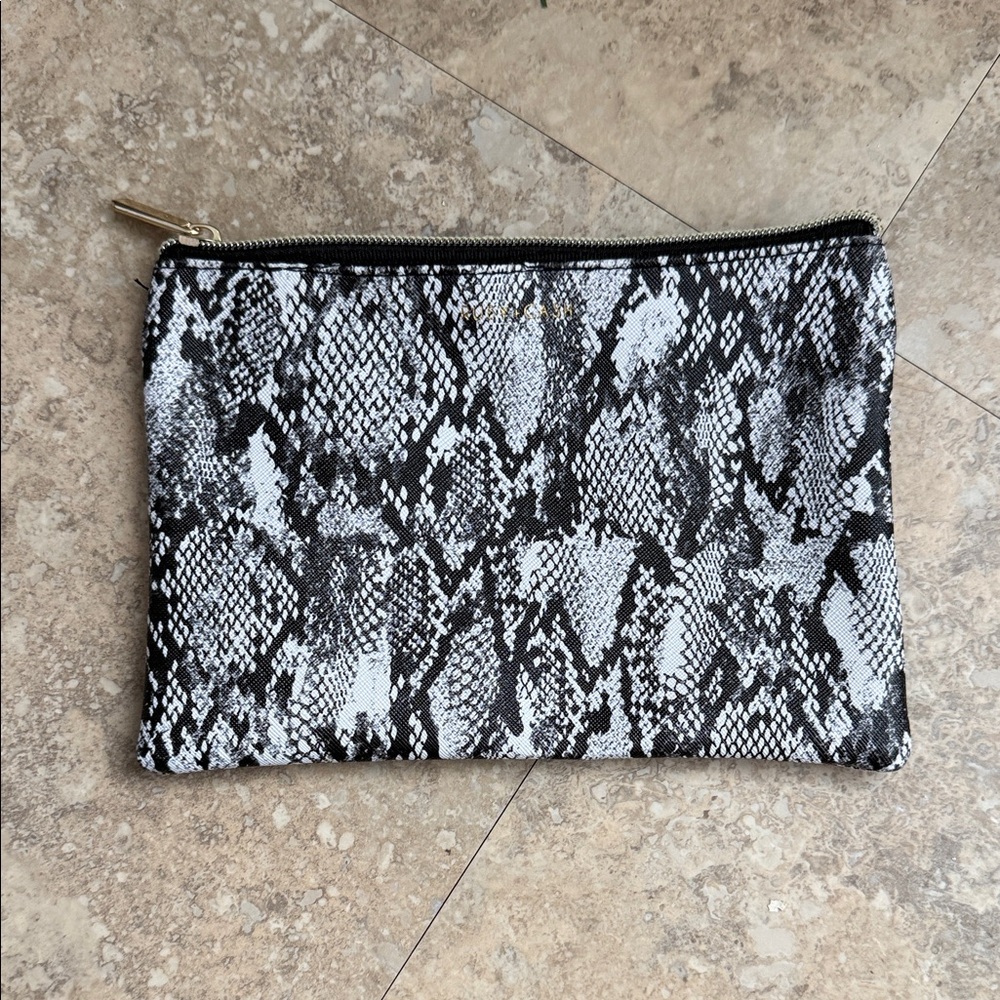 Snakeskin Pattern Cosmetic Bag